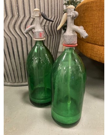 Dekorations Sifon Flasker med Patina